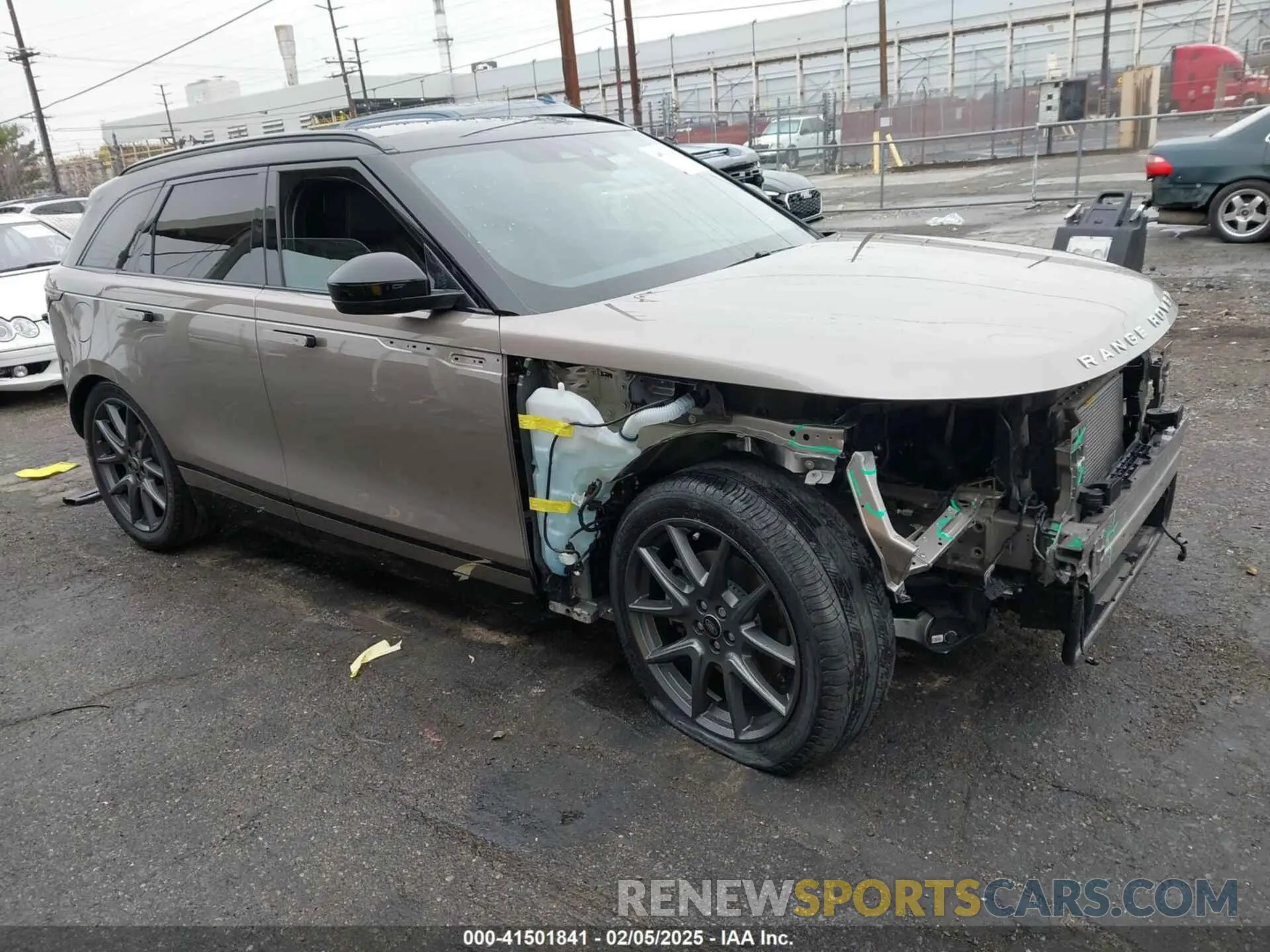 1 fotografías del automóvil dañado SALYJ2EX1PA363583 LAND ROVER RANGE ROVER VELAR 2023