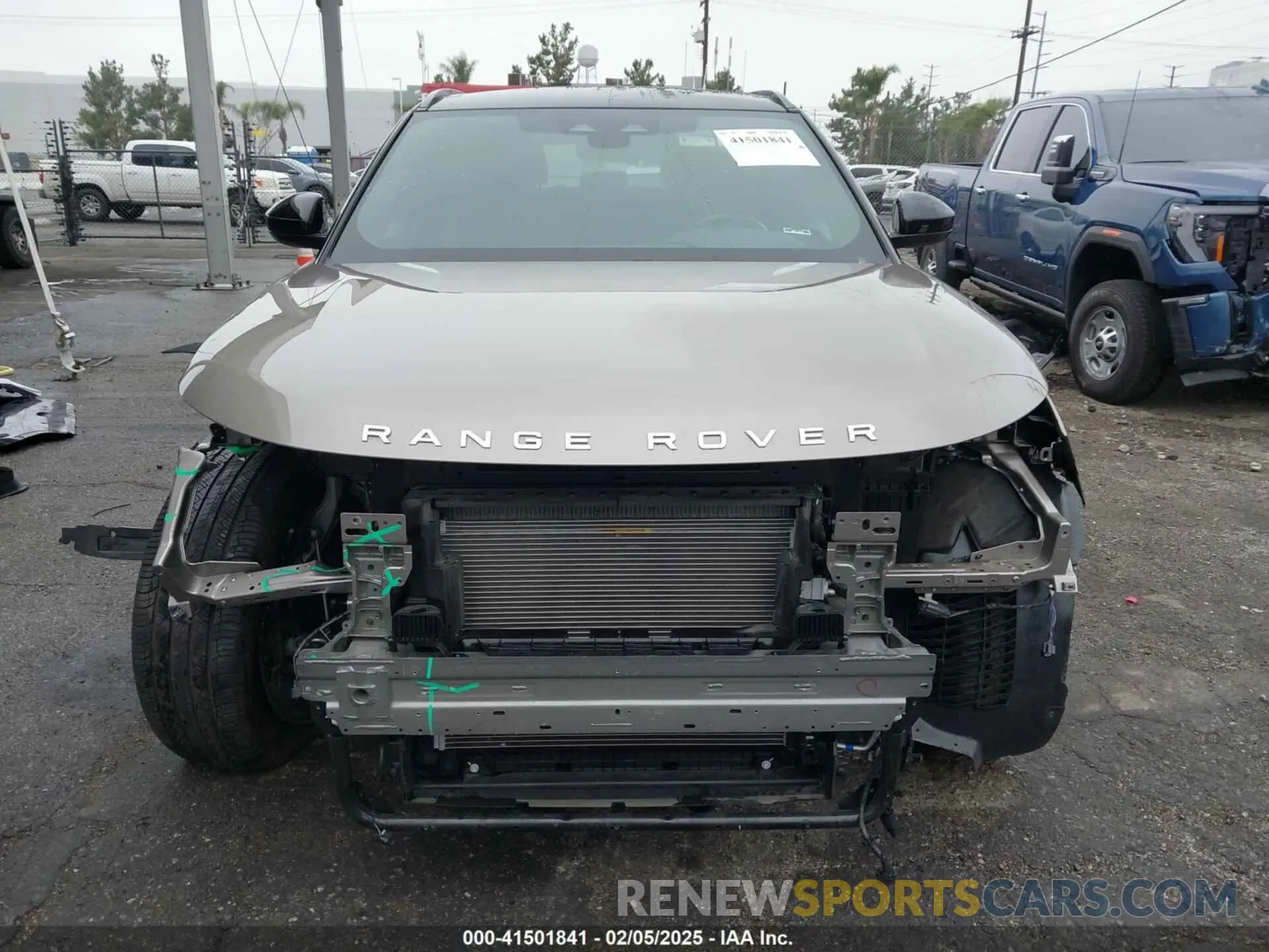6 fotografías del automóvil dañado SALYJ2EX1PA363583 LAND ROVER RANGE ROVER VELAR 2023