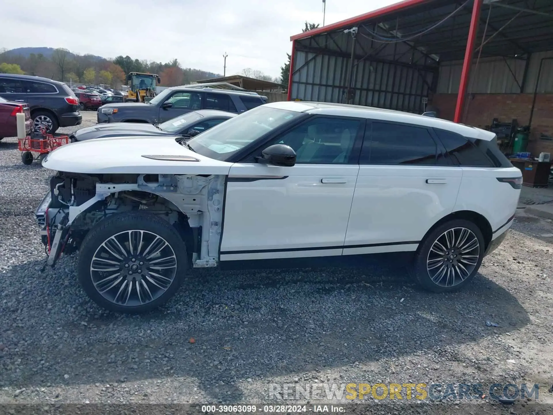 14 fotografías del automóvil dañado SALYT2EU2PA358506 LAND ROVER RANGE ROVER VELAR 2023