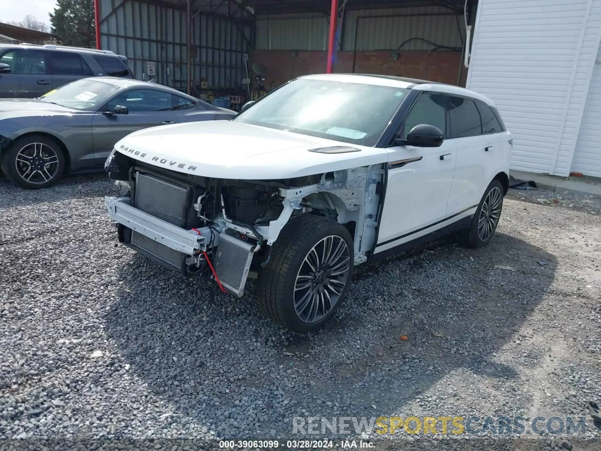 2 fotografías del automóvil dañado SALYT2EU2PA358506 LAND ROVER RANGE ROVER VELAR 2023