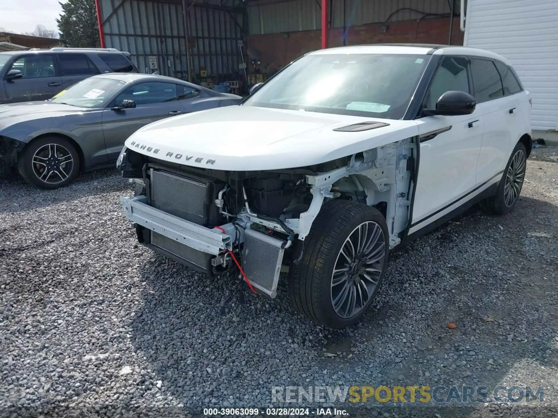 6 fotografías del automóvil dañado SALYT2EU2PA358506 LAND ROVER RANGE ROVER VELAR 2023