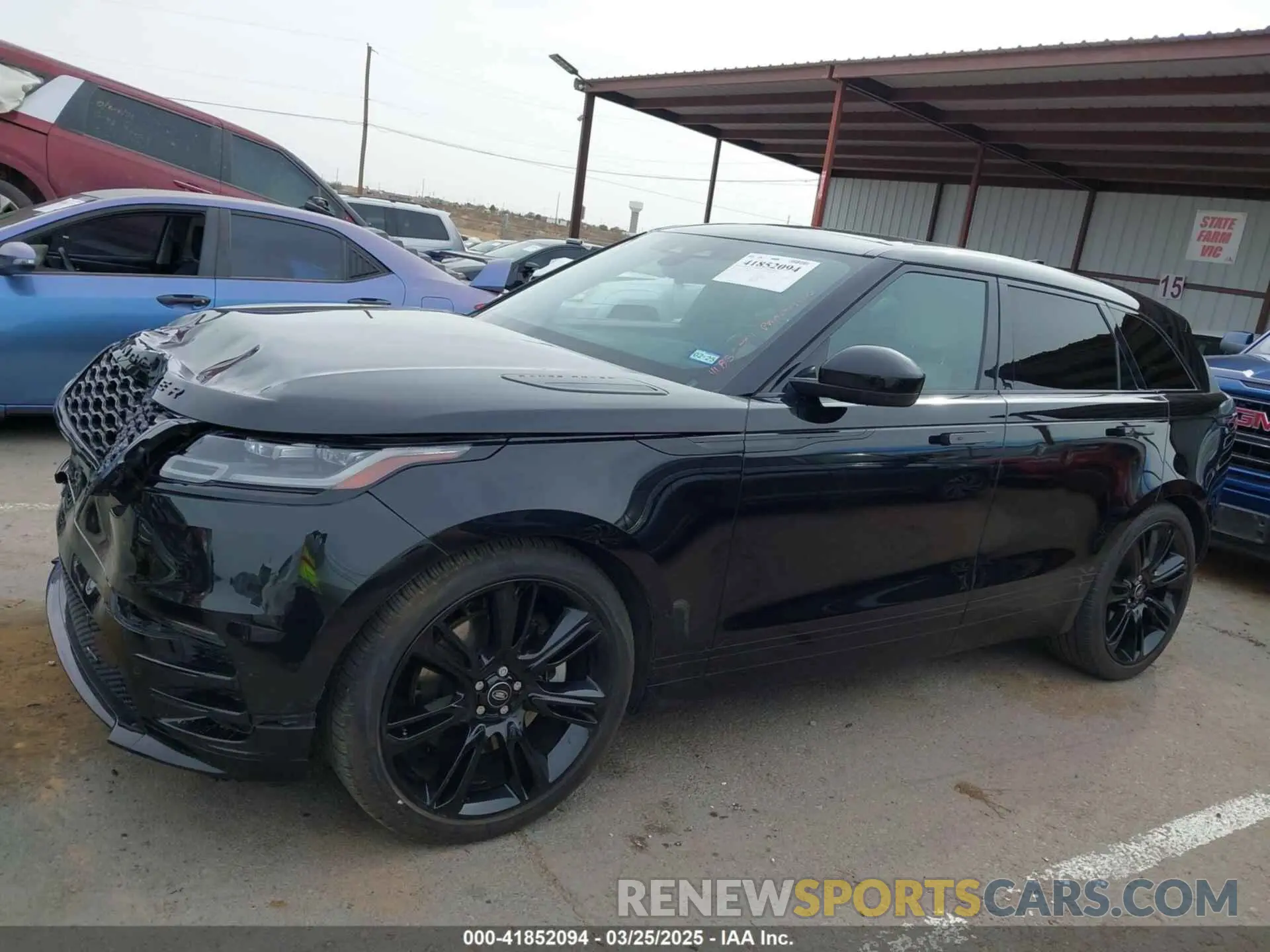 14 fotografías del automóvil dañado SALYT2EU4PA361634 LAND ROVER RANGE ROVER VELAR 2023
