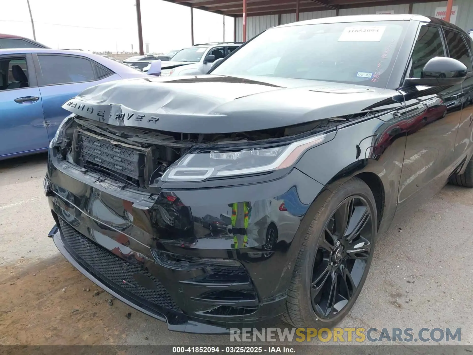 6 fotografías del automóvil dañado SALYT2EU4PA361634 LAND ROVER RANGE ROVER VELAR 2023