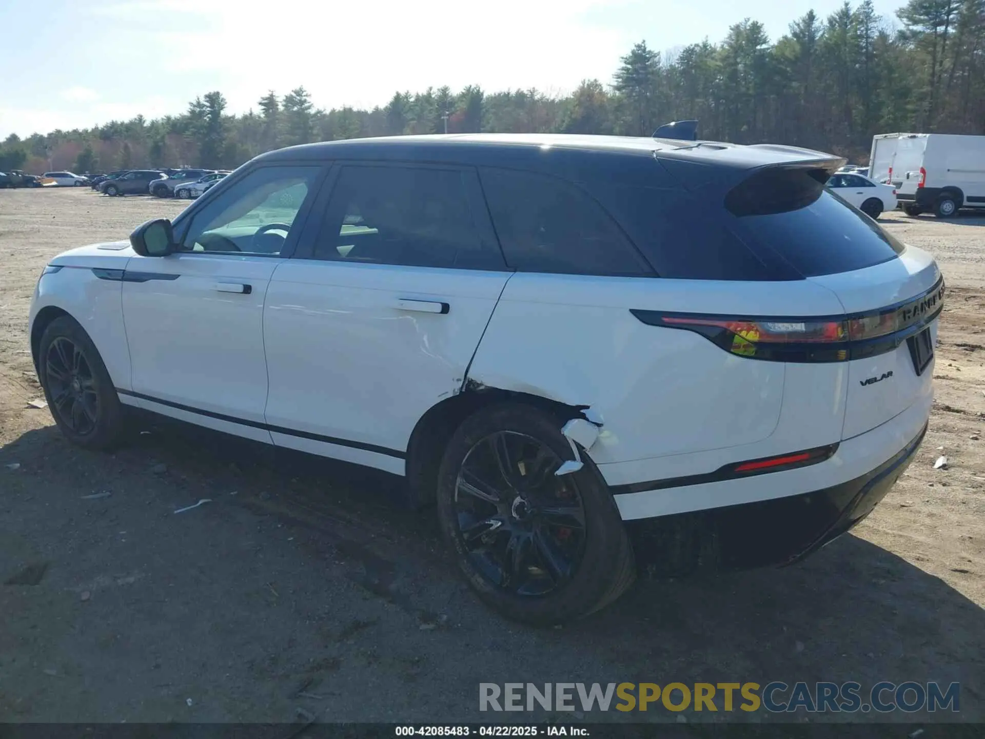 3 fotografías del automóvil dañado SALYT2EU7PA357867 LAND ROVER RANGE ROVER VELAR 2023
