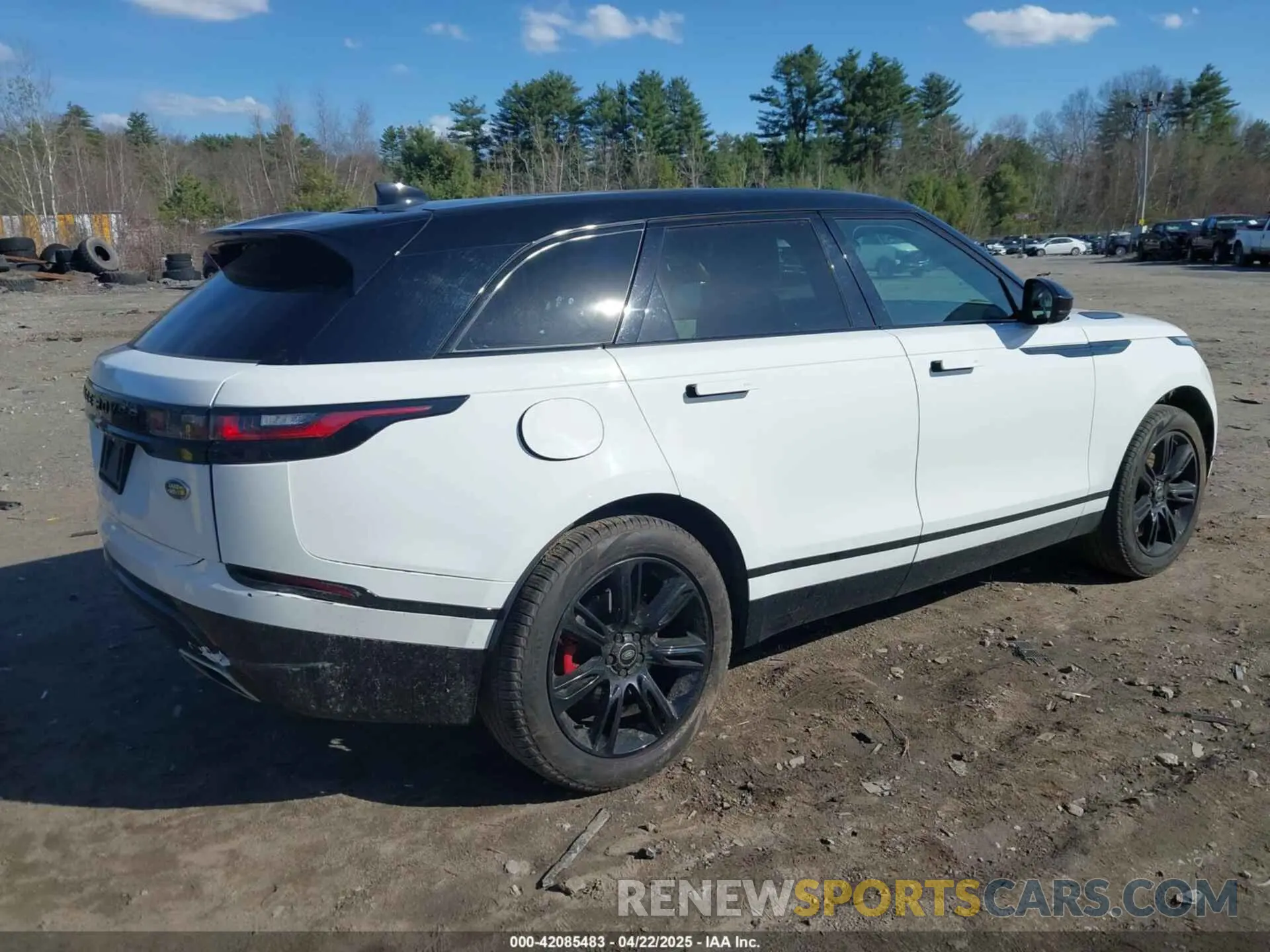 4 fotografías del automóvil dañado SALYT2EU7PA357867 LAND ROVER RANGE ROVER VELAR 2023