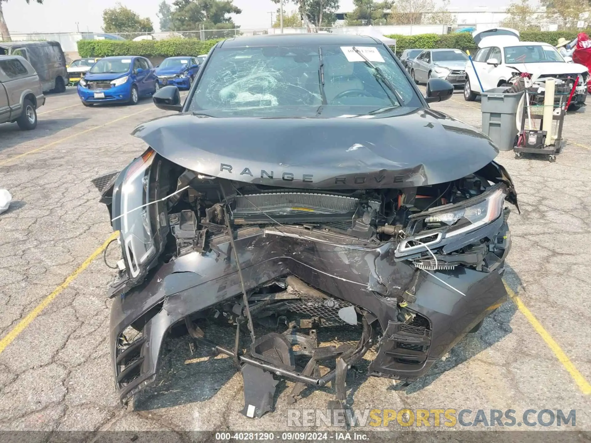 11 fotografías del automóvil dañado SALYT2EX0PA348650 LAND ROVER RANGE ROVER VELAR 2023