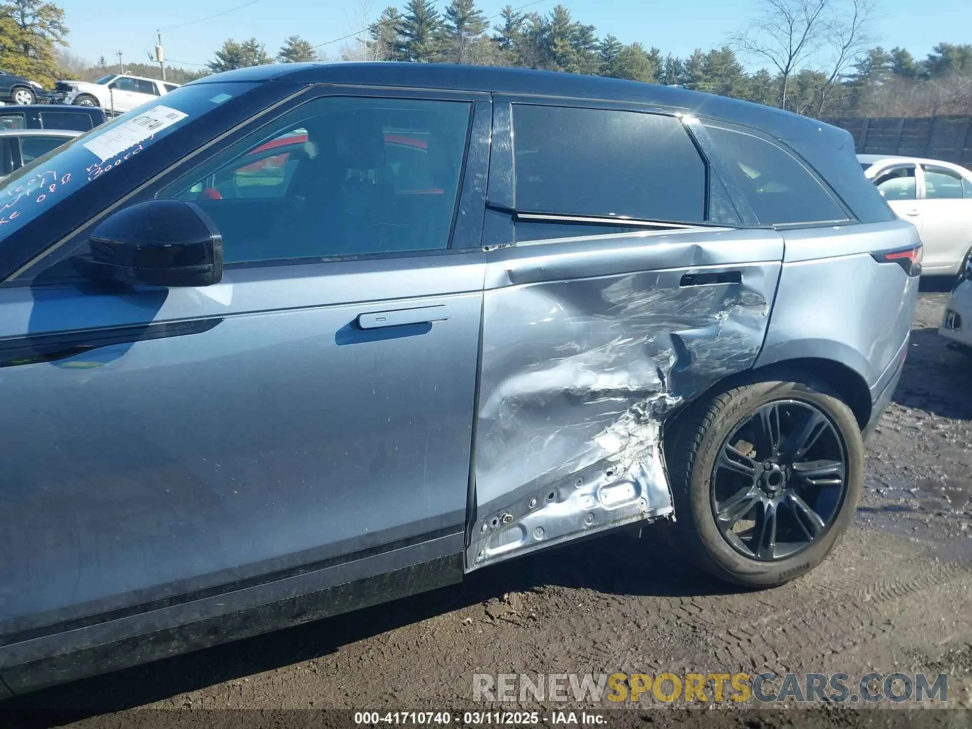 6 fotografías del automóvil dañado SALYT2EX2PA356975 LAND ROVER RANGE ROVER VELAR 2023