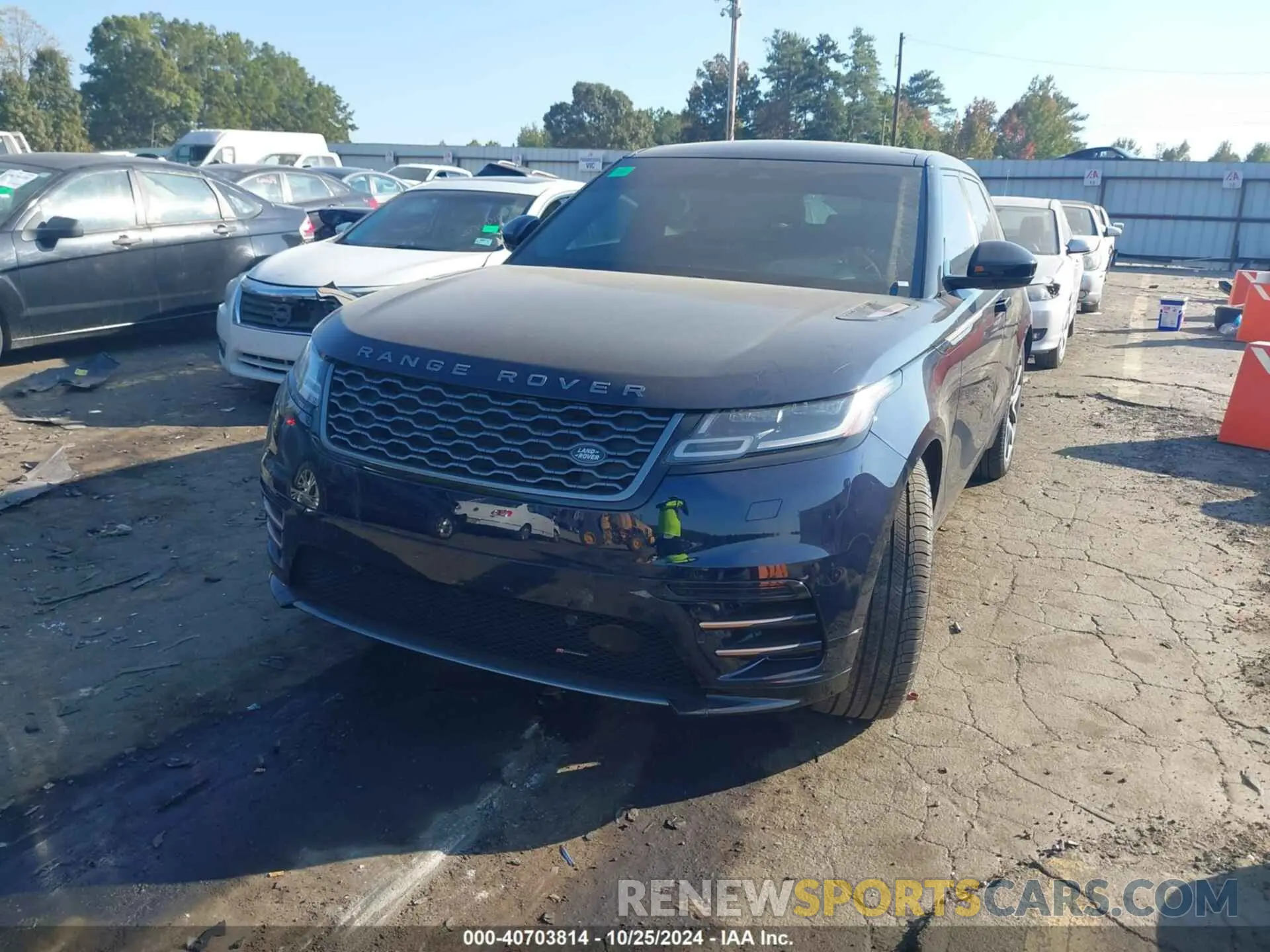 2 fotografías del automóvil dañado SALYT2EX2PA364428 LAND ROVER RANGE ROVER VELAR 2023