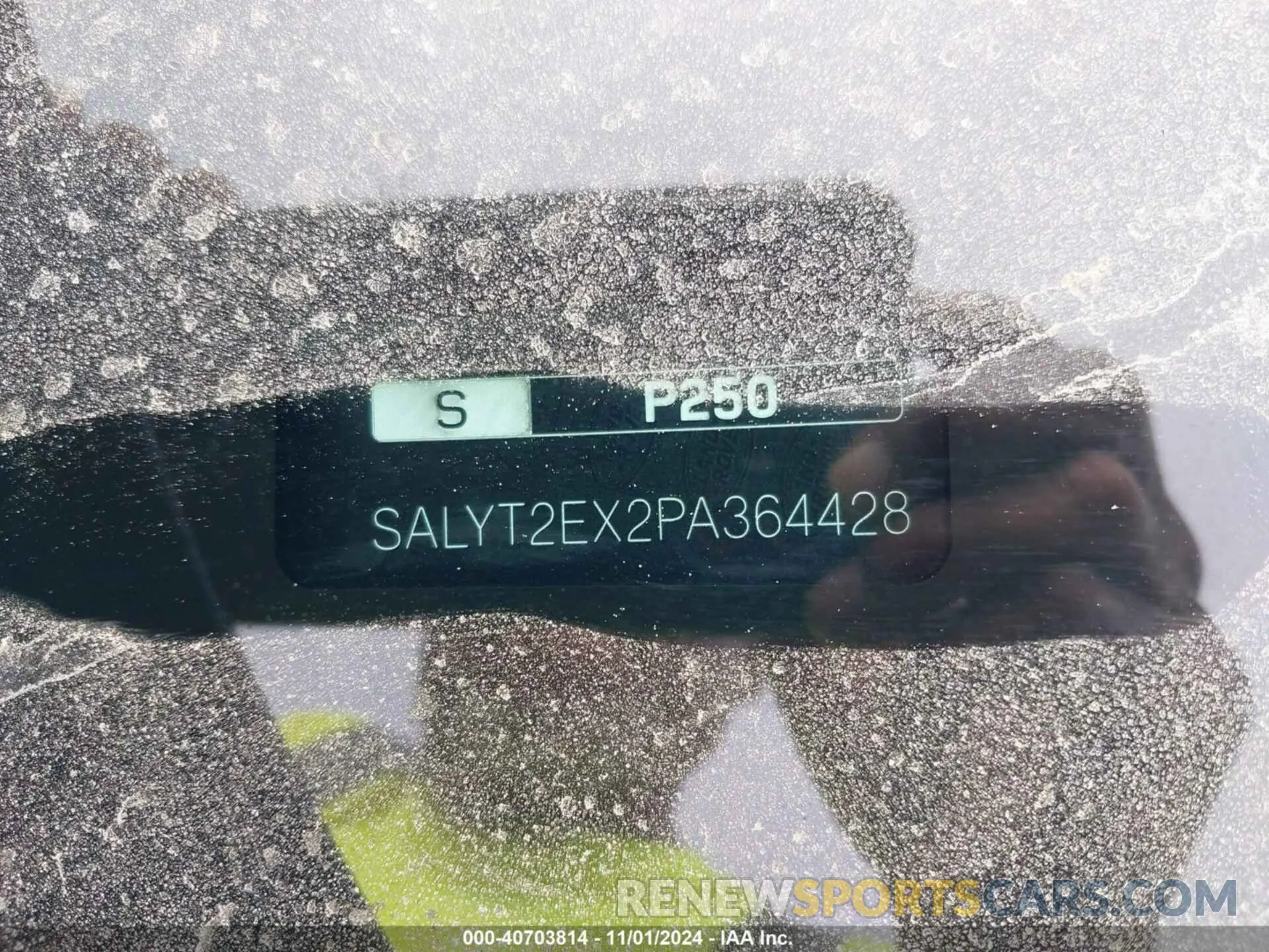 9 fotografías del automóvil dañado SALYT2EX2PA364428 LAND ROVER RANGE ROVER VELAR 2023