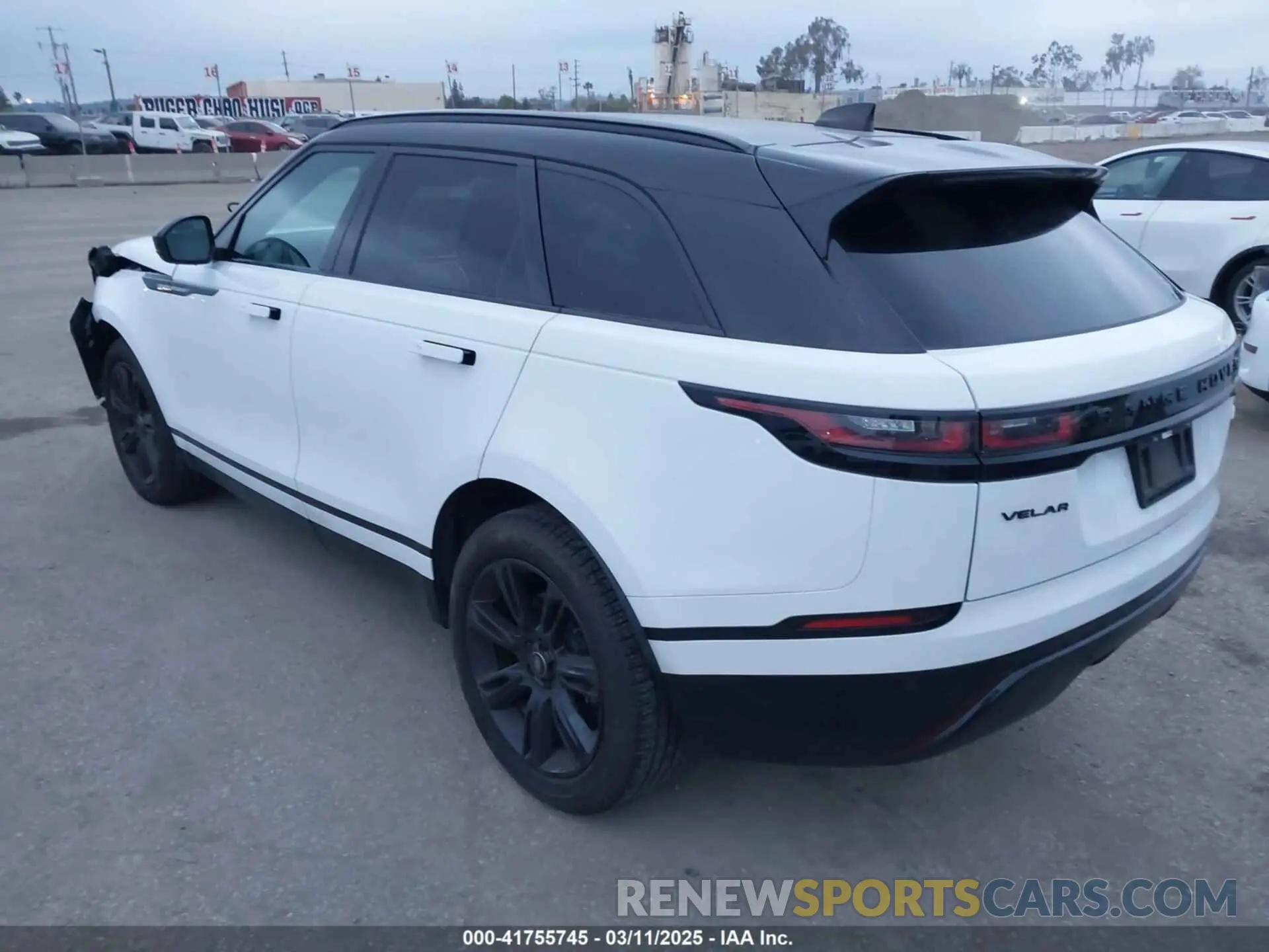 3 fotografías del automóvil dañado SALYT2EX5PA357585 LAND ROVER RANGE ROVER VELAR 2023