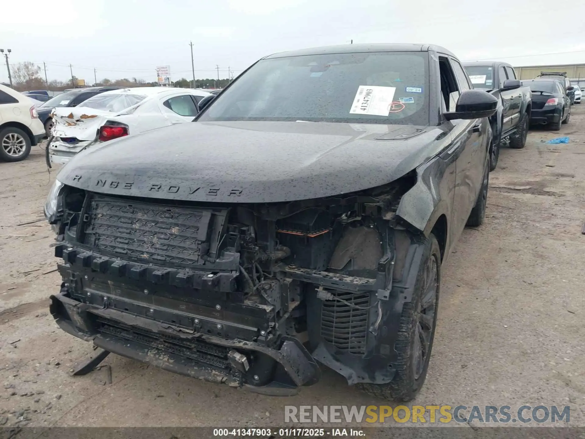 2 fotografías del automóvil dañado SALYT2EX7PA348791 LAND ROVER RANGE ROVER VELAR 2023