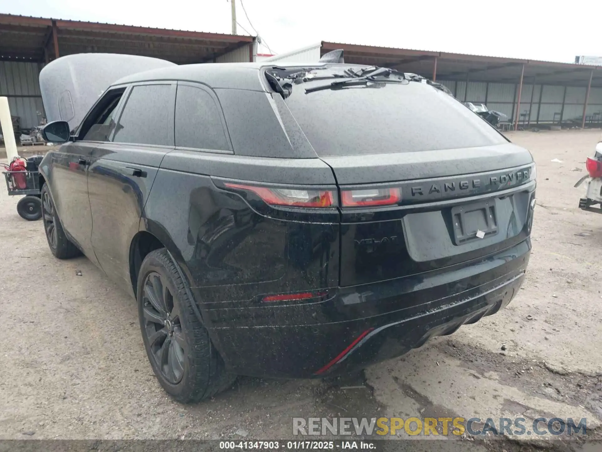 3 fotografías del automóvil dañado SALYT2EX7PA348791 LAND ROVER RANGE ROVER VELAR 2023