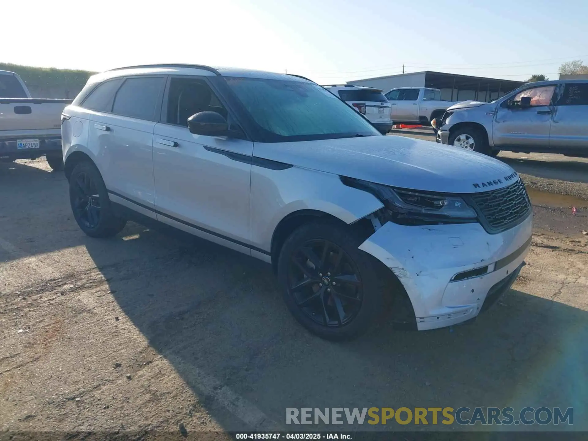 1 fotografías del automóvil dañado SALYJ2EX7RA385591 LAND ROVER RANGE ROVER VELAR 2024