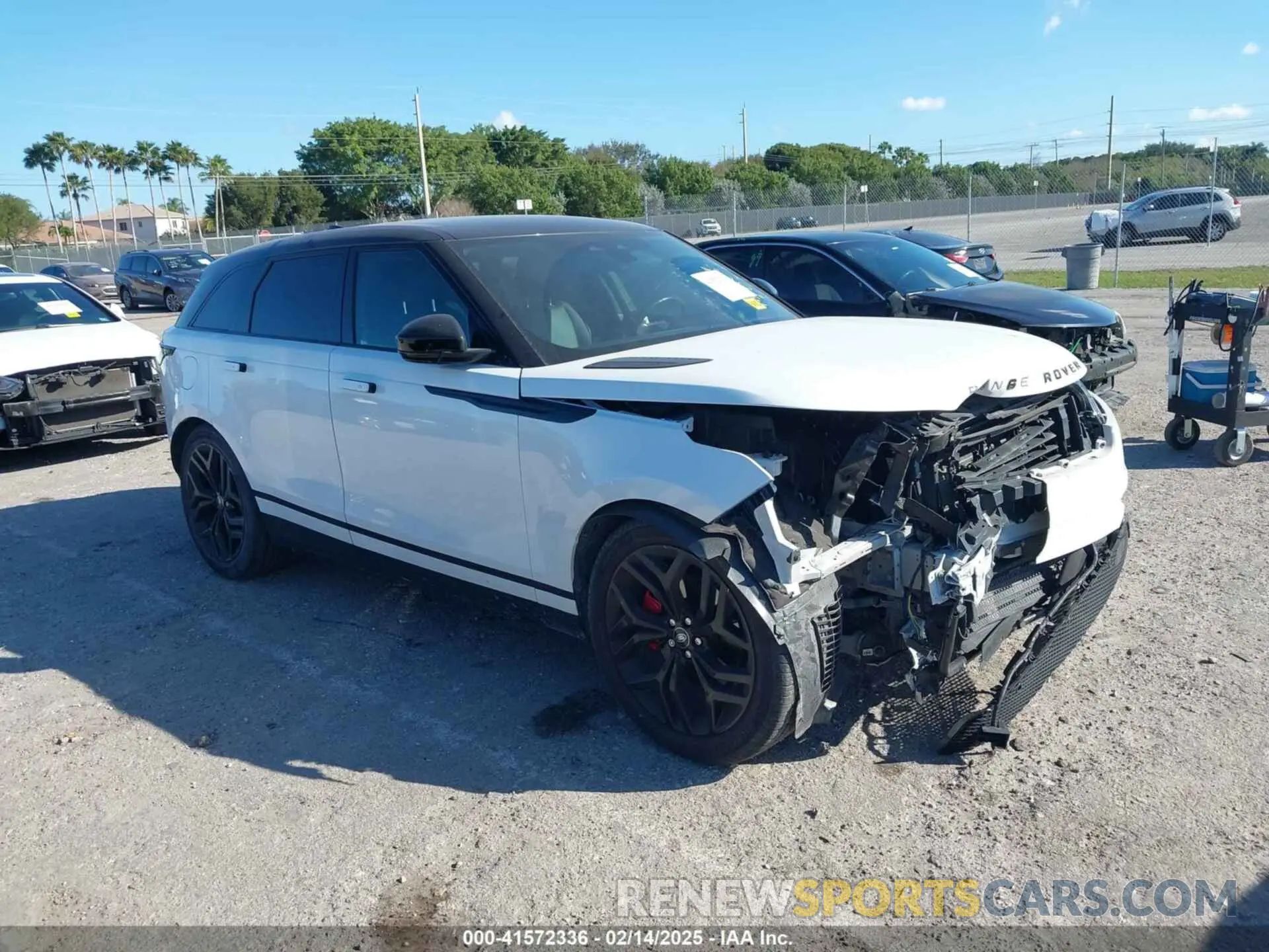 1 fotografías del automóvil dañado SALYL2EX1RA370322 LAND ROVER RANGE ROVER VELAR 2024