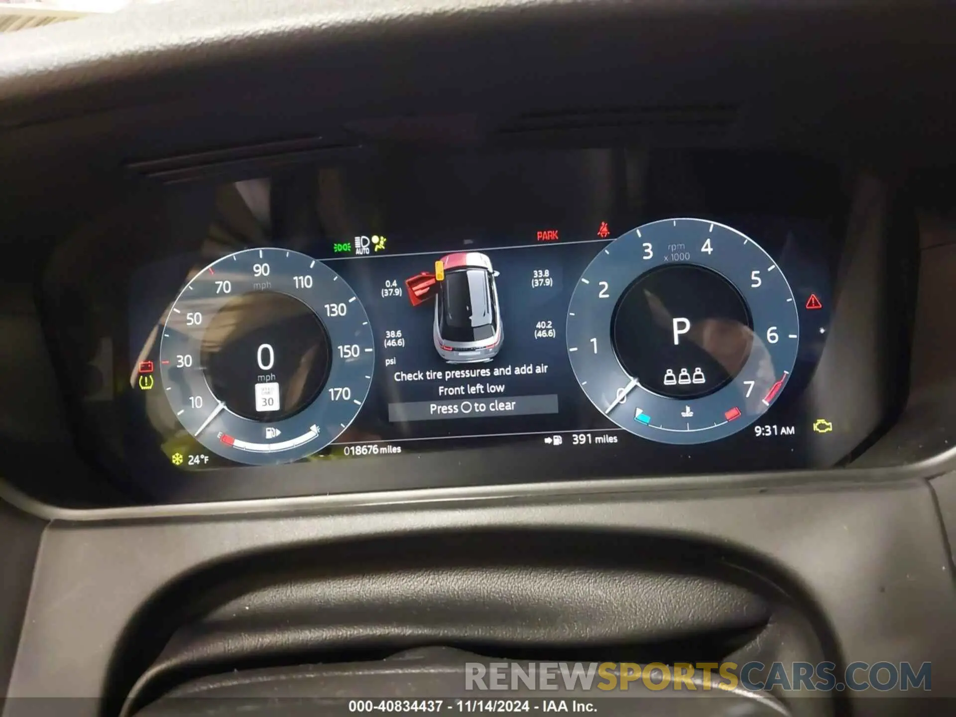7 fotografías del automóvil dañado SALYL2EX9RA370374 LAND ROVER RANGE ROVER VELAR 2024