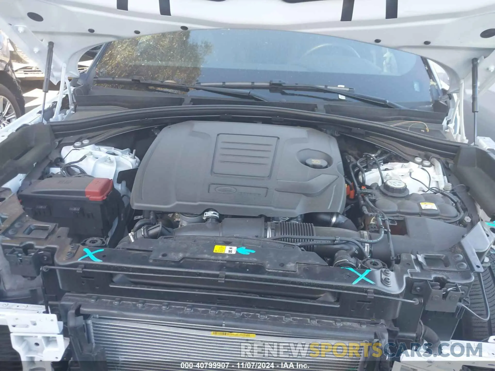 10 fotografías del automóvil dañado SALYJ2EX3SA392513 LAND ROVER RANGE ROVER VELAR 2025