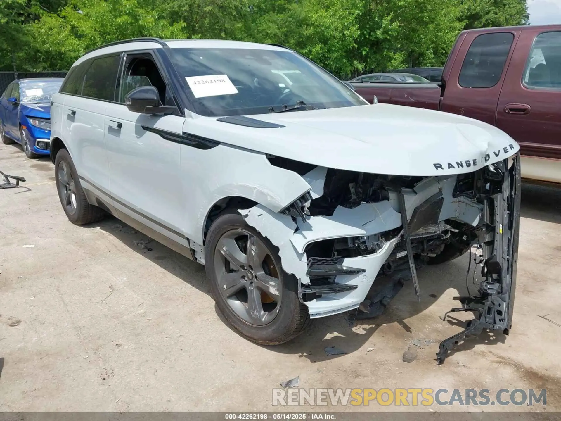 1 fotografías del automóvil dañado SALYL2EX1SA394559 LAND ROVER RANGE ROVER VELAR 2025