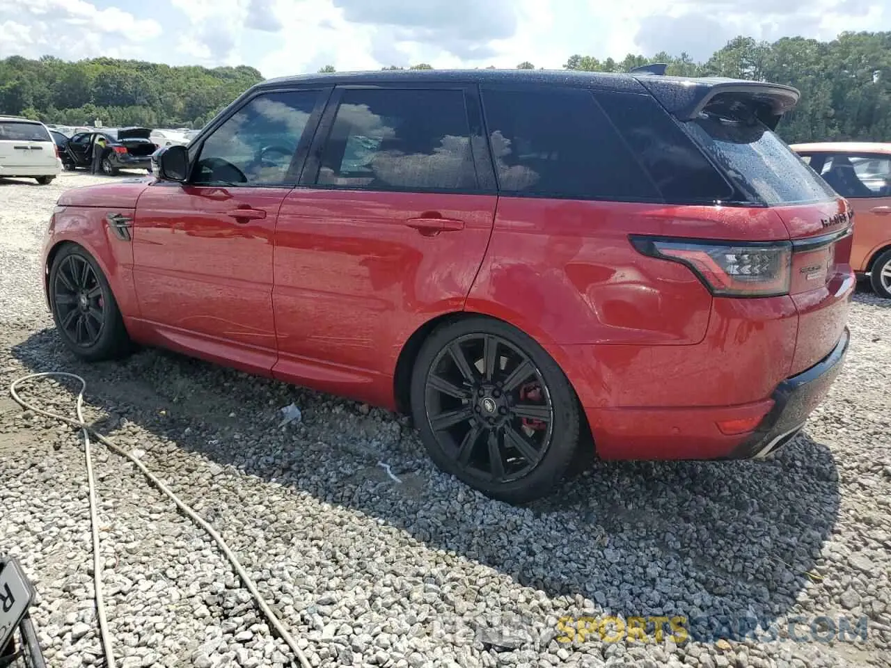 2 fotografías del automóvil dañado SALWR2RE5JA198735 LAND ROVER RANGEROVER 2018