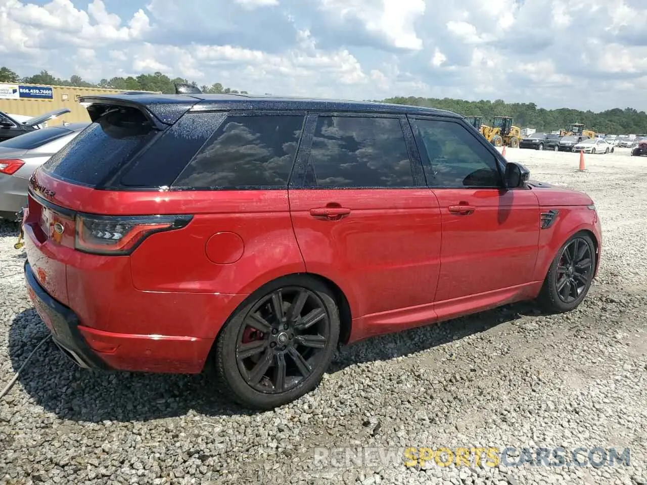 3 fotografías del automóvil dañado SALWR2RE5JA198735 LAND ROVER RANGEROVER 2018