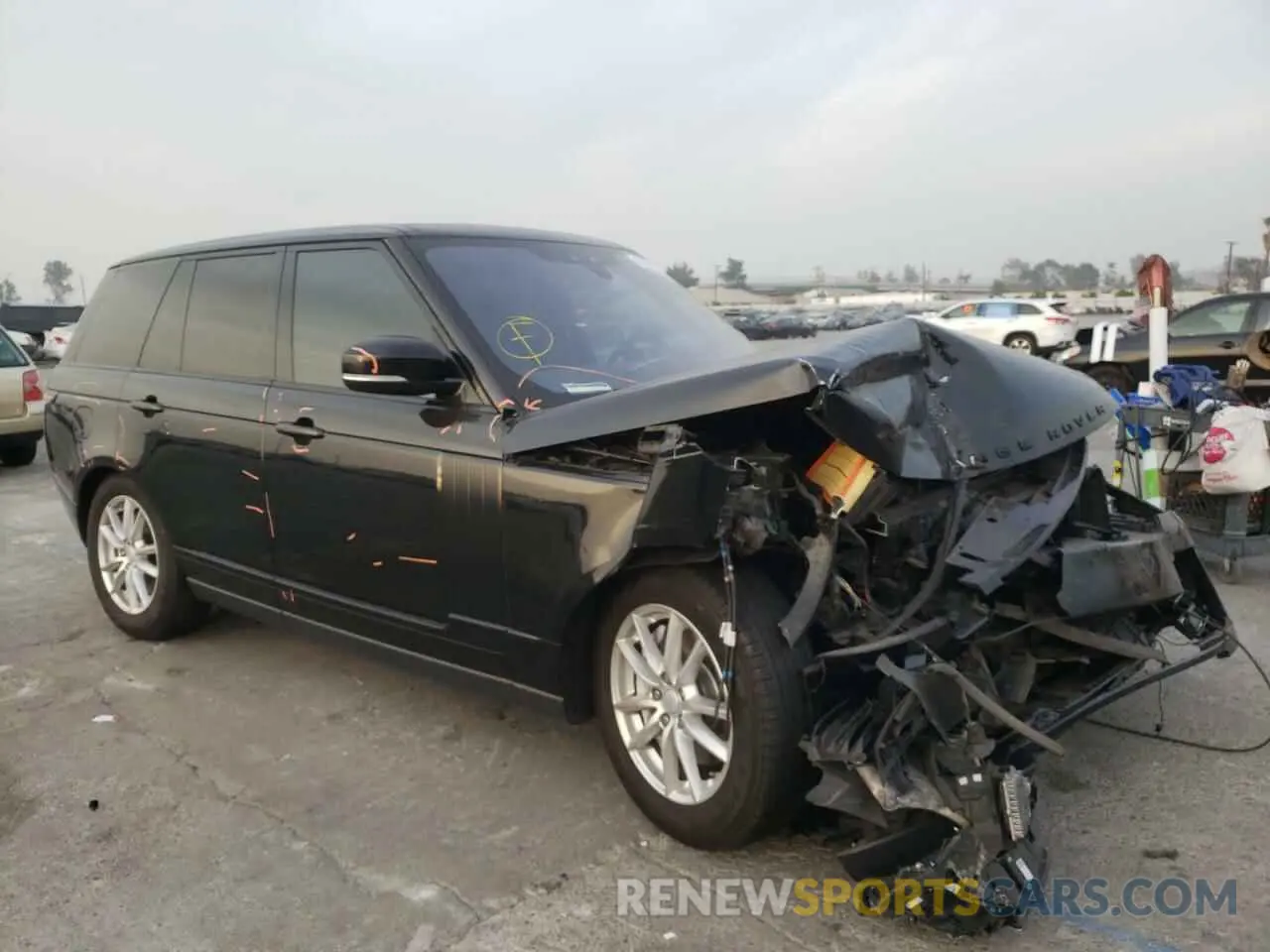 1 fotografías del automóvil dañado SALGR2RV4KA523333 LAND ROVER RANGEROVER 2019