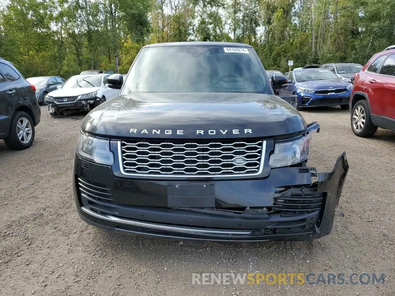 5 fotografías del automóvil dañado SALGS2RE0KA541882 LAND ROVER RANGEROVER 2019