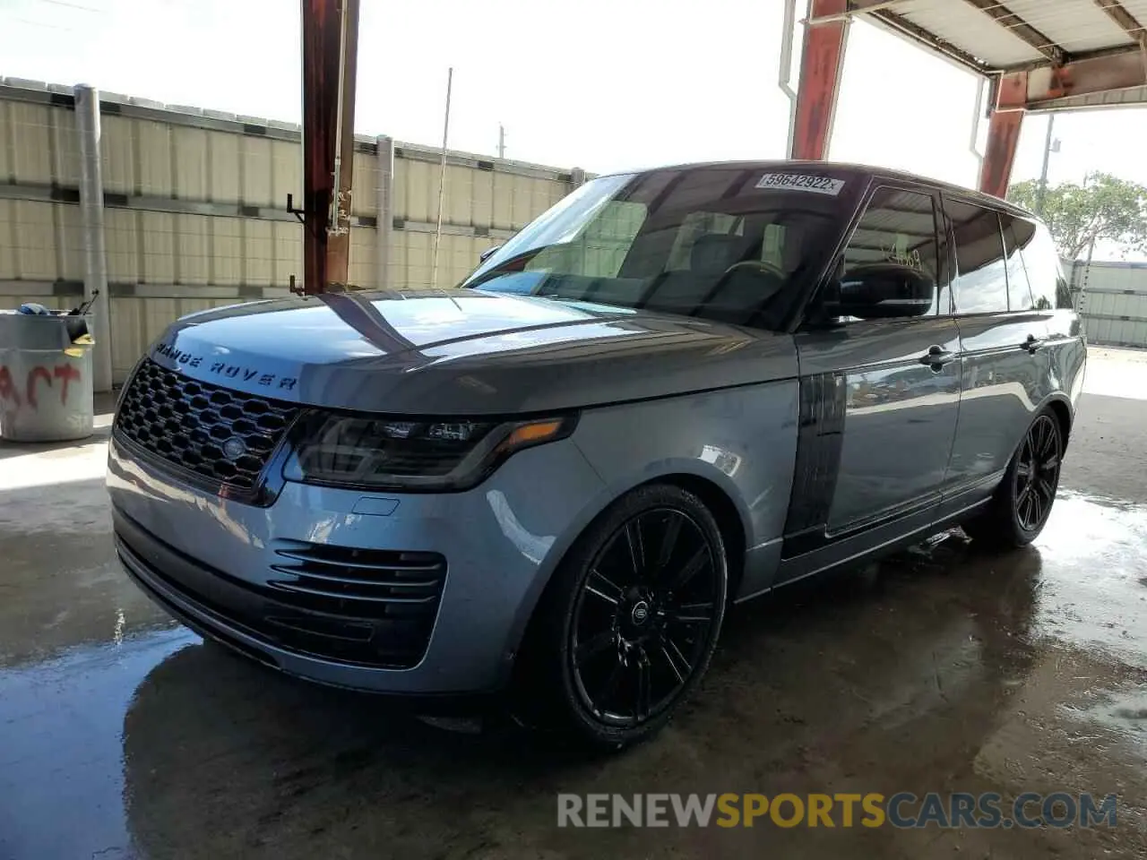 2 fotografías del automóvil dañado SALGS2SV0KA546333 LAND ROVER RANGEROVER 2019