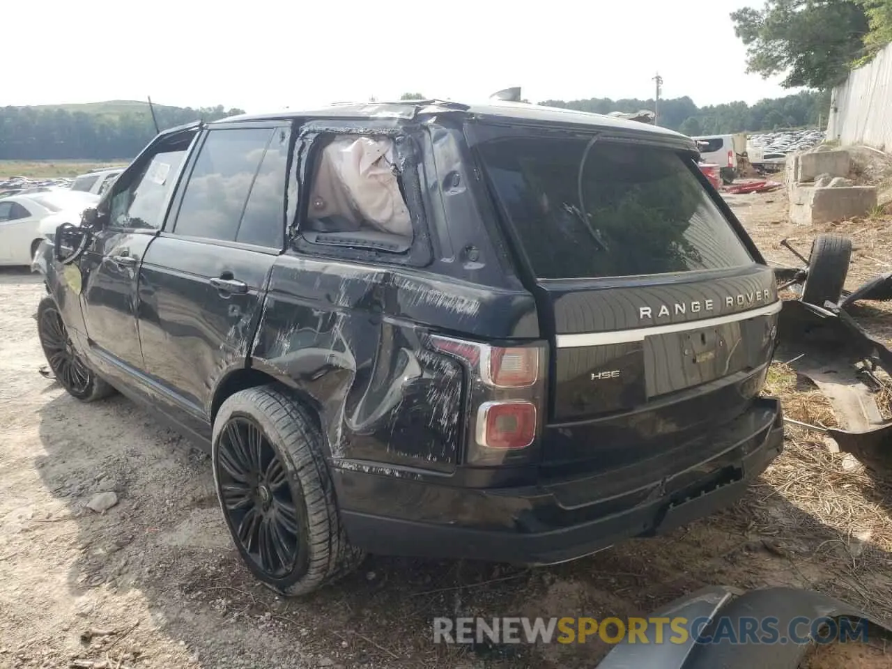 3 fotografías del automóvil dañado SALGS2SV1KA563528 LAND ROVER RANGEROVER 2019