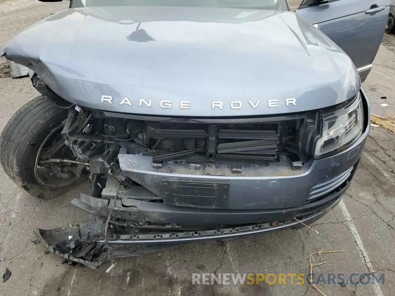 12 fotografías del automóvil dañado SALGS2SV9KA550350 LAND ROVER RANGEROVER 2019