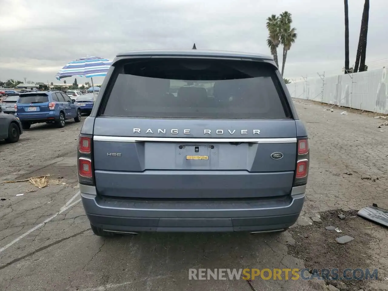 6 fotografías del automóvil dañado SALGS2SV9KA550350 LAND ROVER RANGEROVER 2019