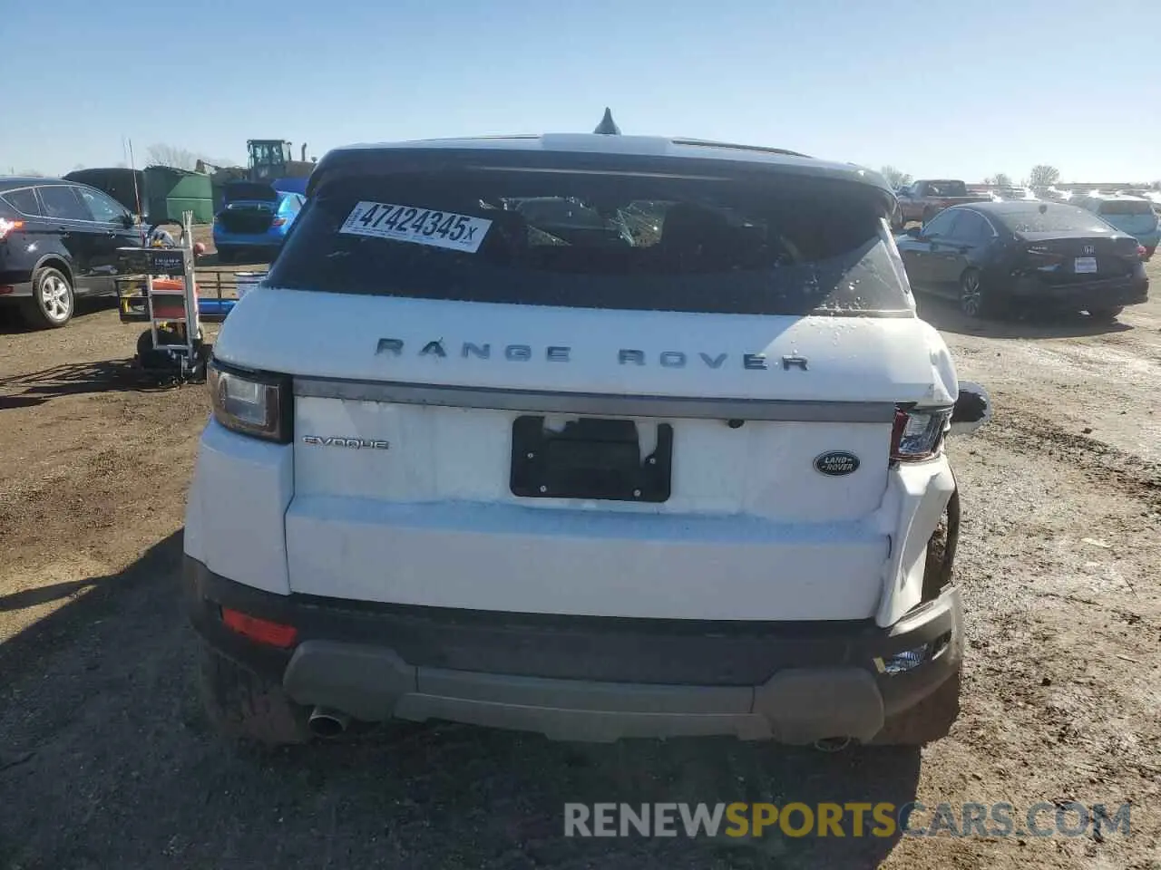 6 fotografías del automóvil dañado SALVP2RX0KH347726 LAND ROVER RANGEROVER 2019