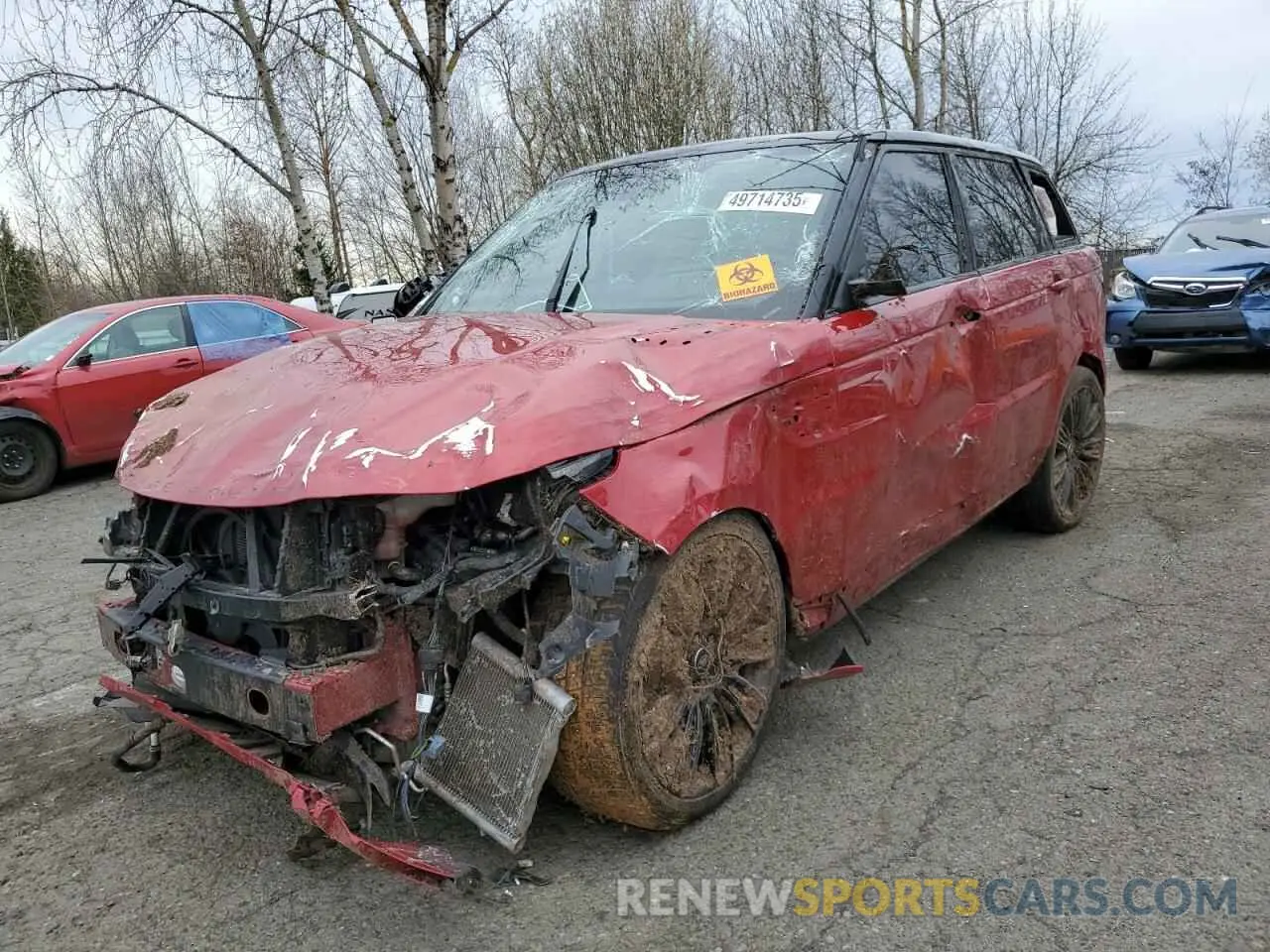 1 fotografías del automóvil dañado SALWR2RE0KA836925 LAND ROVER RANGEROVER 2019