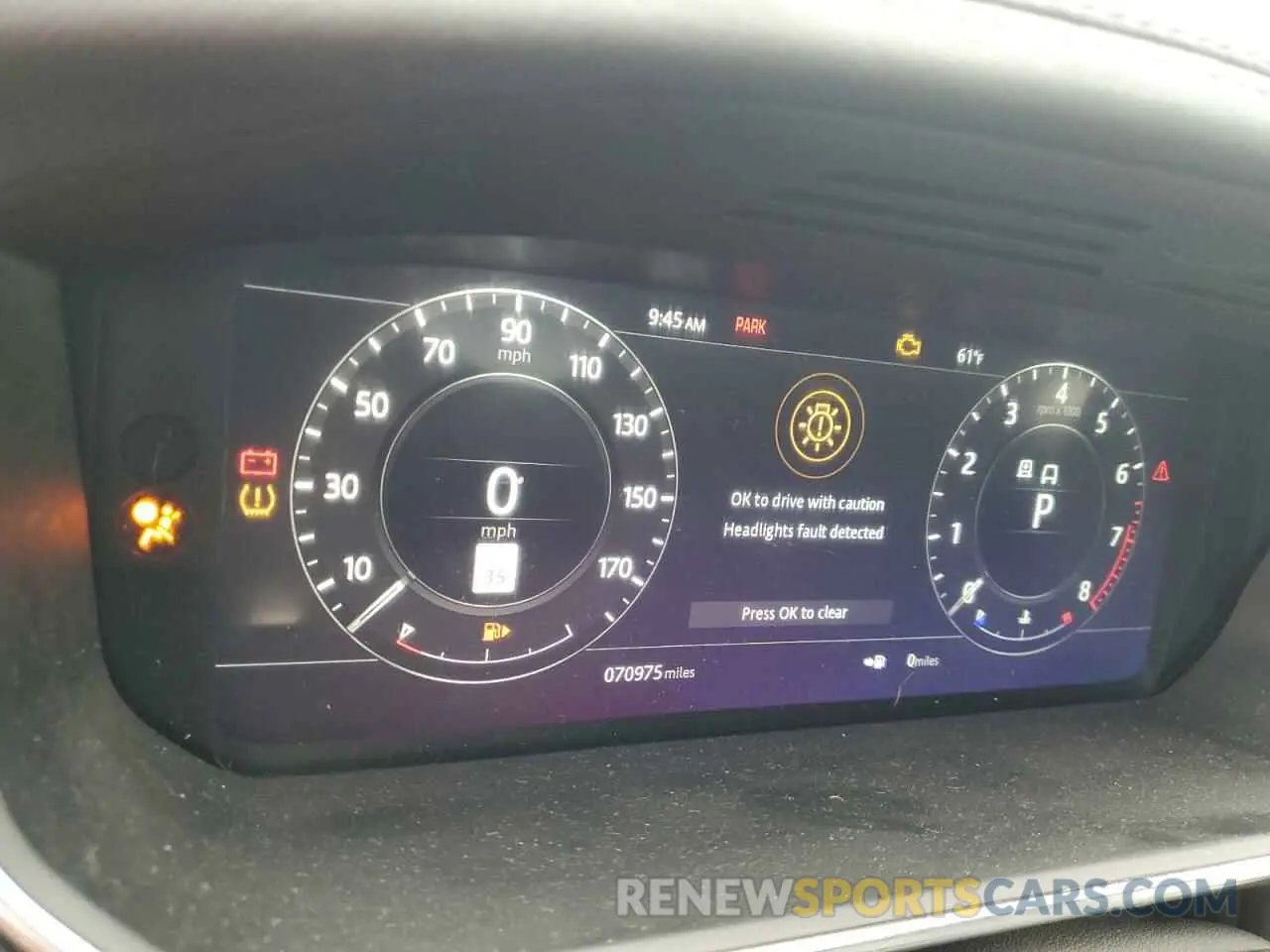 9 fotografías del automóvil dañado SALWR2RE3KA855176 LAND ROVER RANGEROVER 2019