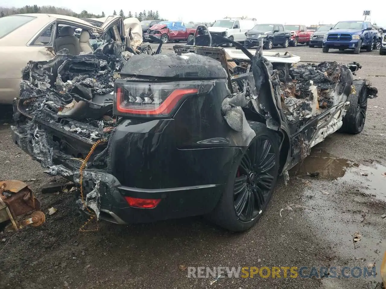 3 fotografías del automóvil dañado SALWR2RE6KA846780 LAND ROVER RANGEROVER 2019