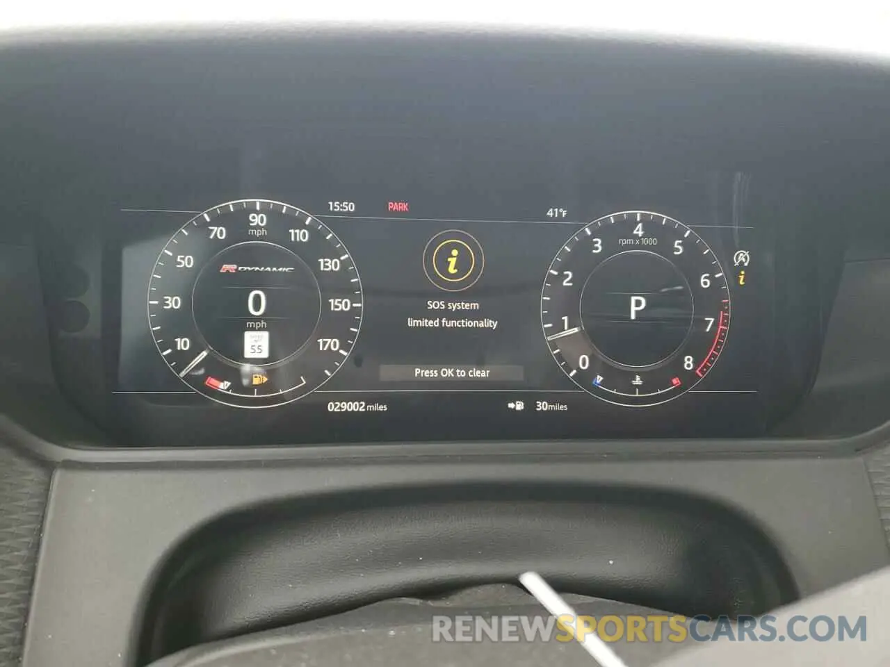 9 fotografías del automóvil dañado SALYL2EV1KA796192 LAND ROVER RANGEROVER 2019