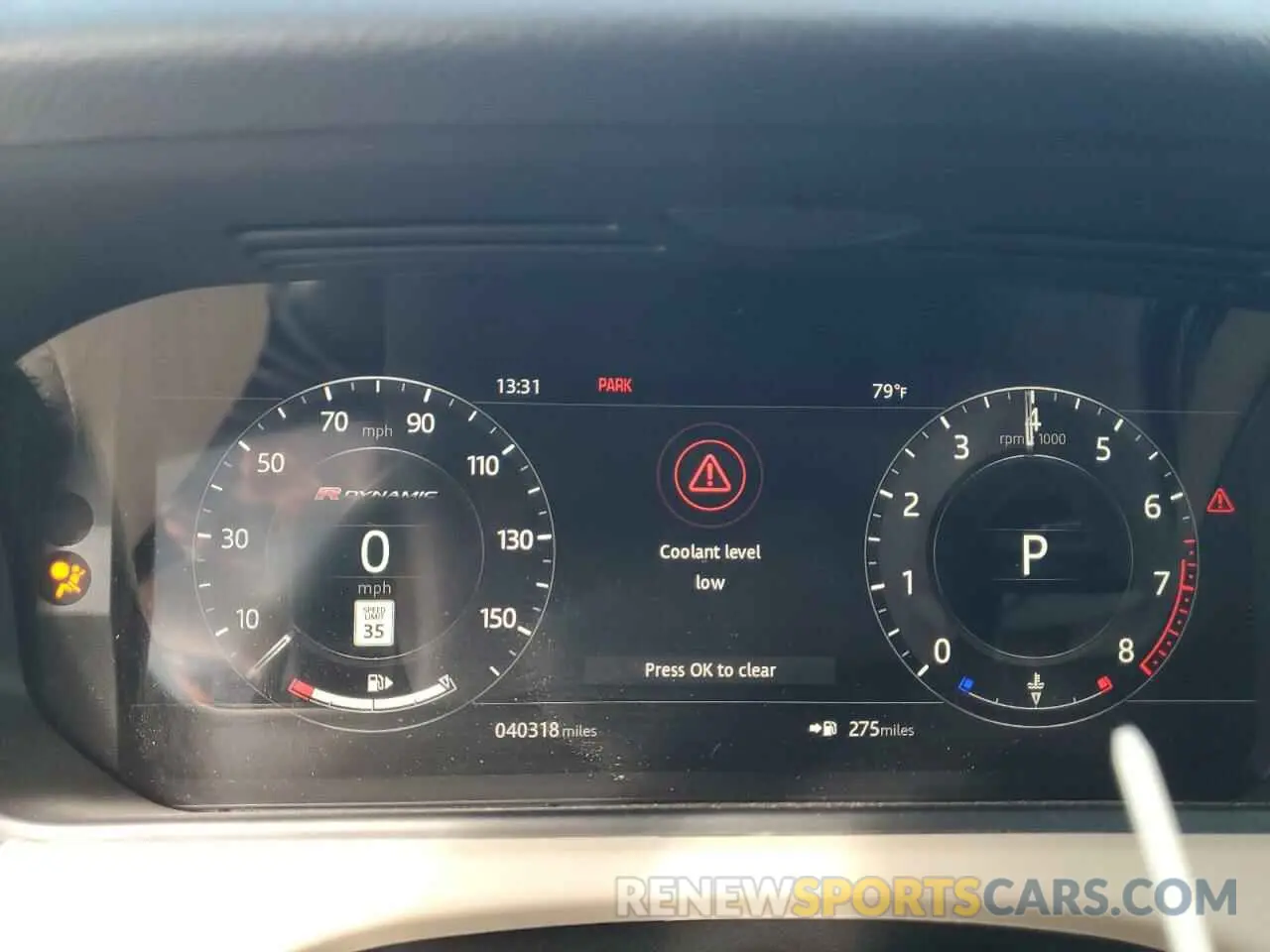 9 fotografías del automóvil dañado SALYL2EX0KA232664 LAND ROVER RANGEROVER 2019
