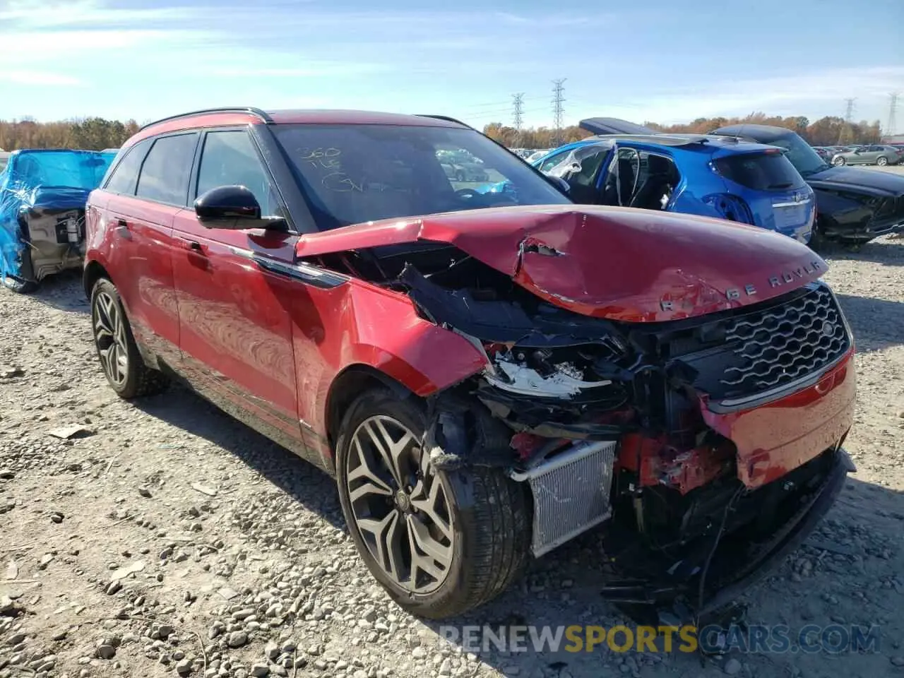 1 fotografías del automóvil dañado SALYL2EX4KA788041 LAND ROVER RANGEROVER 2019