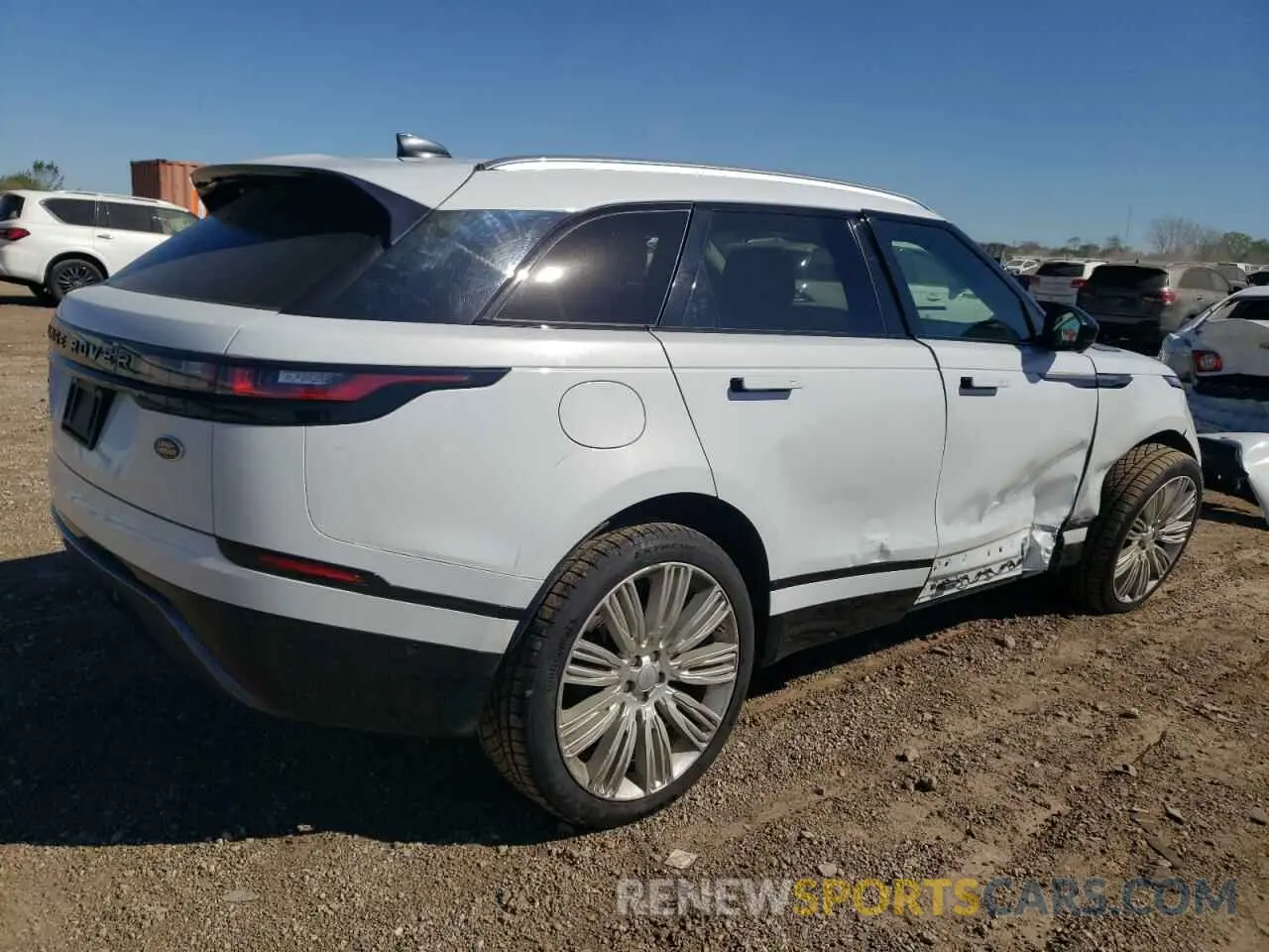 3 fotografías del automóvil dañado SALYL2EX5KA216170 LAND ROVER RANGEROVER 2019