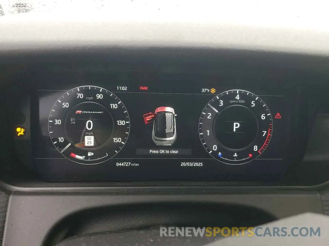 9 fotografías del automóvil dañado SALYL2EX6KA228425 LAND ROVER RANGEROVER 2019