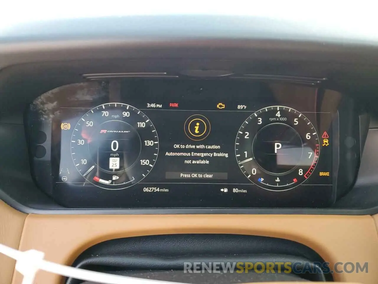 9 fotografías del automóvil dañado SALYL2EX8KA206233 LAND ROVER RANGEROVER 2019