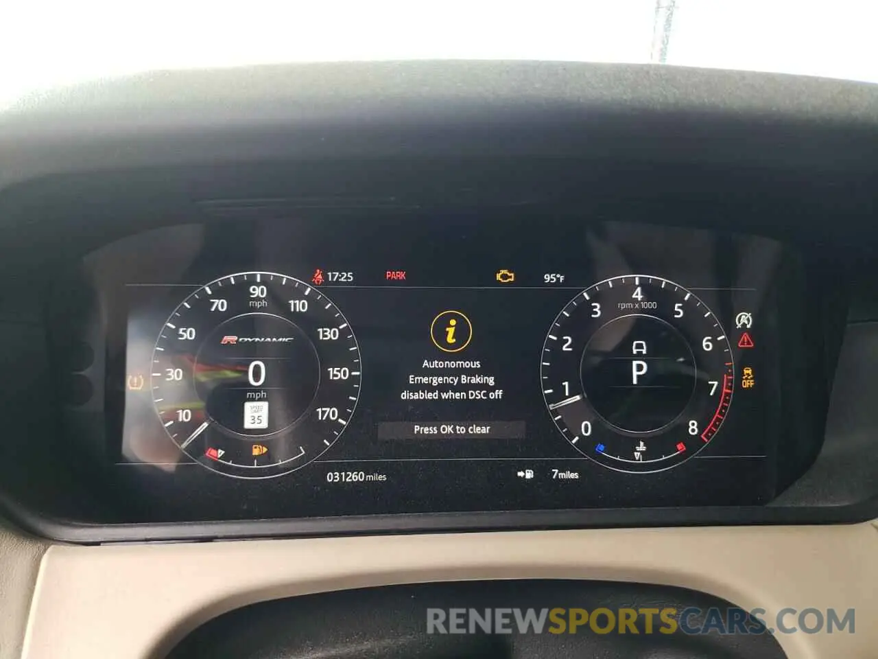 8 fotografías del automóvil dañado SALYM2EV0KA778716 LAND ROVER RANGEROVER 2019