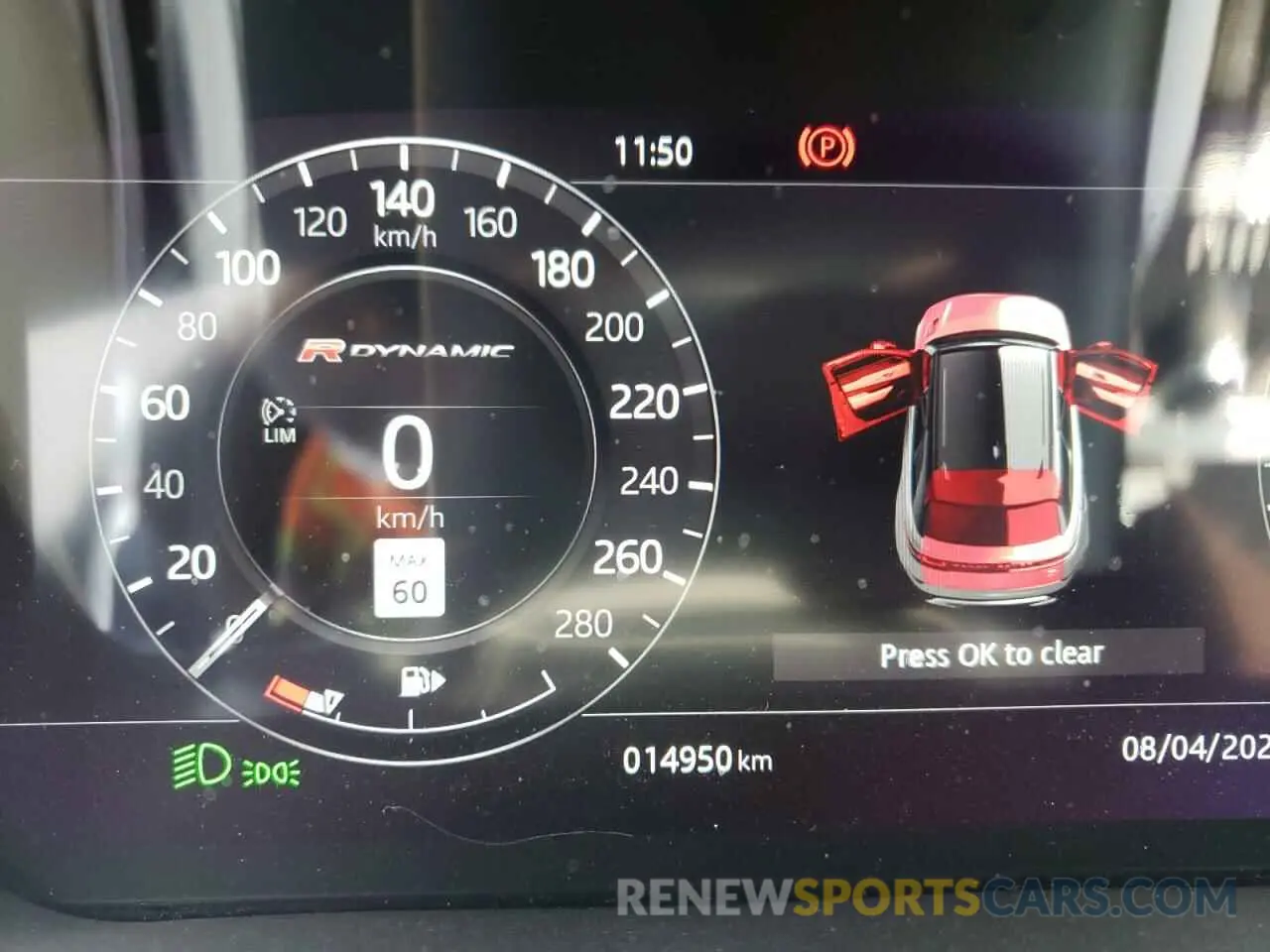 8 fotografías del automóvil dañado SALYM2EVXKA203815 LAND ROVER RANGEROVER 2019