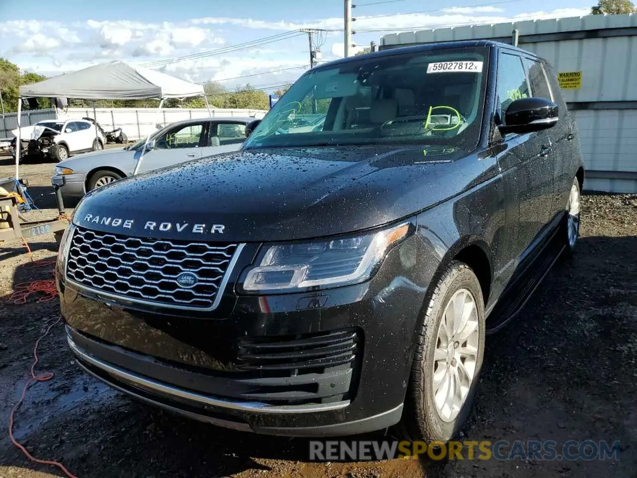 2 fotografías del automóvil dañado SALGS2RU5LA401724 LAND ROVER RANGEROVER 2020