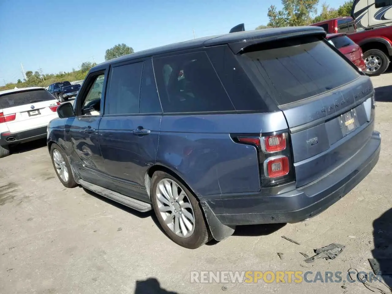 2 fotografías del automóvil dañado SALGS2RU5LA409208 LAND ROVER RANGEROVER 2020