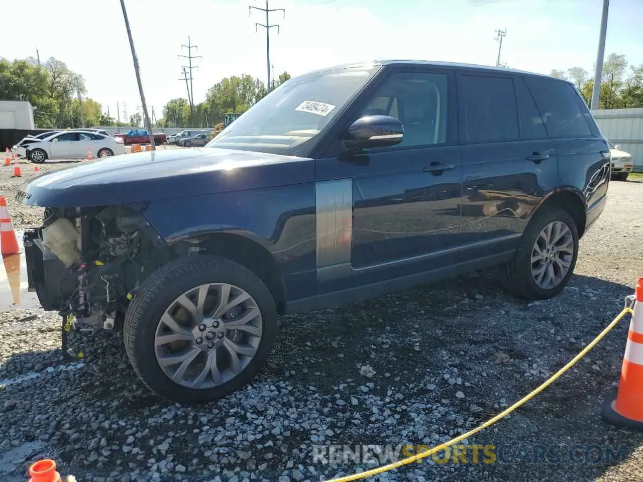 1 fotografías del automóvil dañado SALGS2RU5LA585658 LAND ROVER RANGEROVER 2020