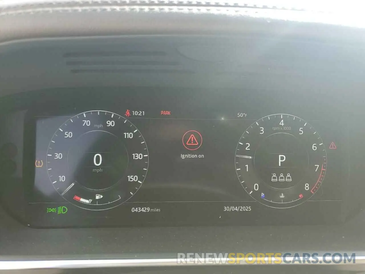 9 fotografías del automóvil dañado SALGS2RU7LA574256 LAND ROVER RANGEROVER 2020
