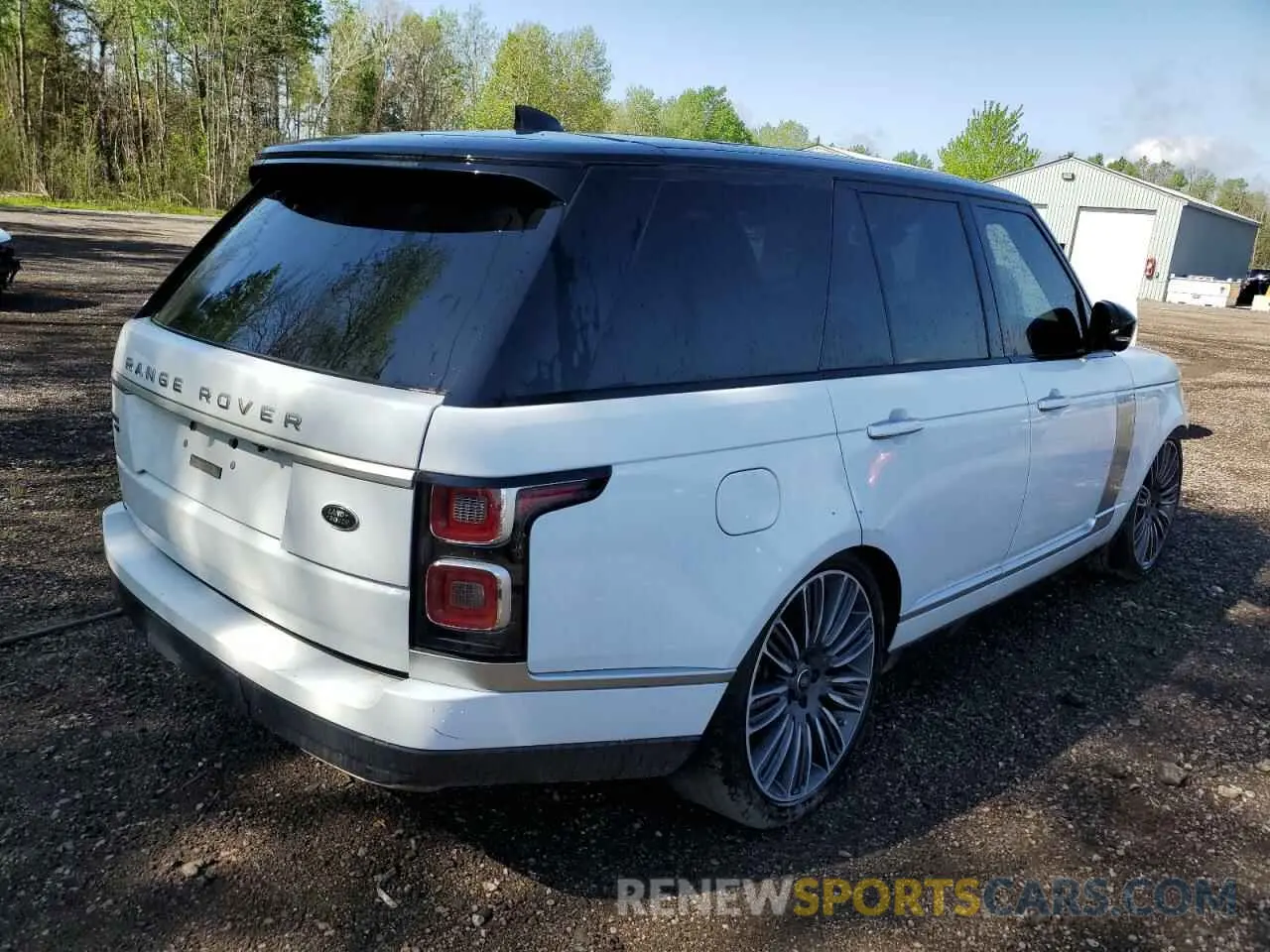 3 fotografías del automóvil dañado SALGV2SE7LA595246 LAND ROVER RANGEROVER 2020