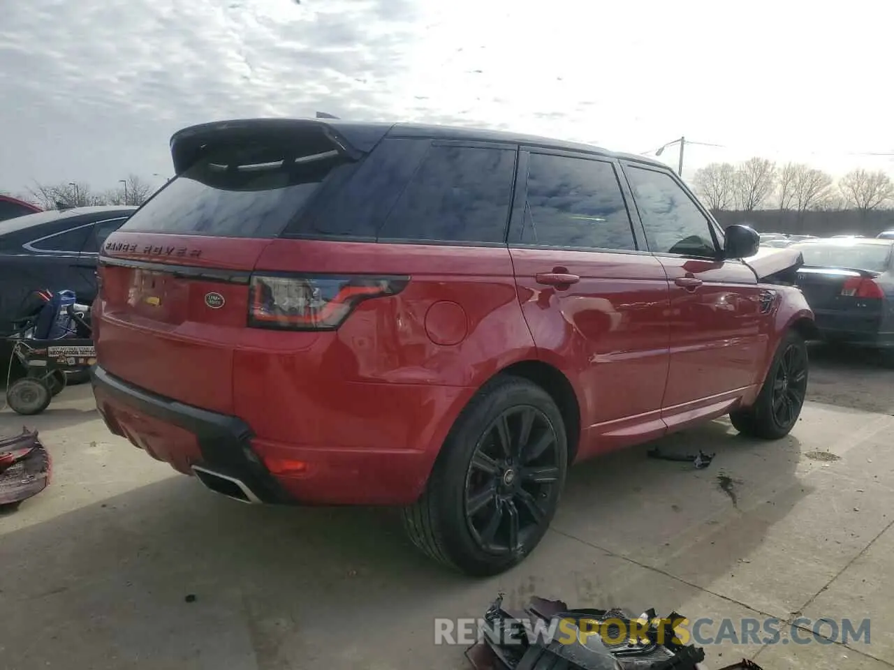 3 fotografías del automóvil dañado SALWR2SE5LA707378 LAND ROVER RANGEROVER 2020