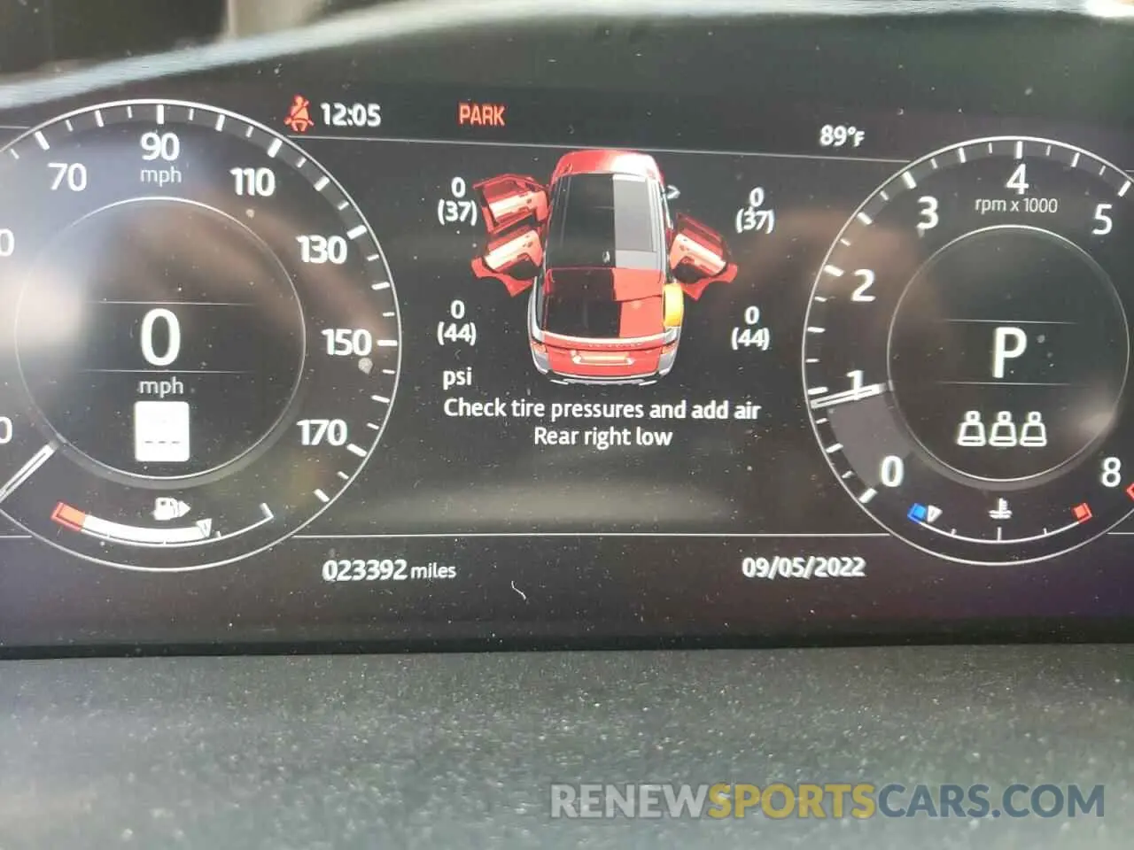 8 fotografías del automóvil dañado SALWR2SEXLA885304 LAND ROVER RANGEROVER 2020