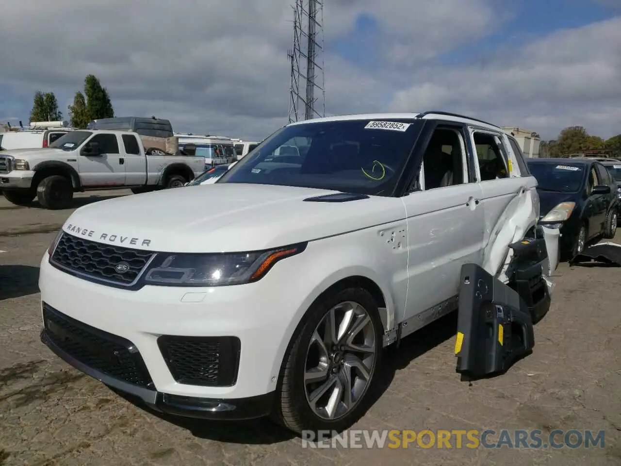 2 fotografías del automóvil dañado SALWR2SU5LA710126 LAND ROVER RANGEROVER 2020