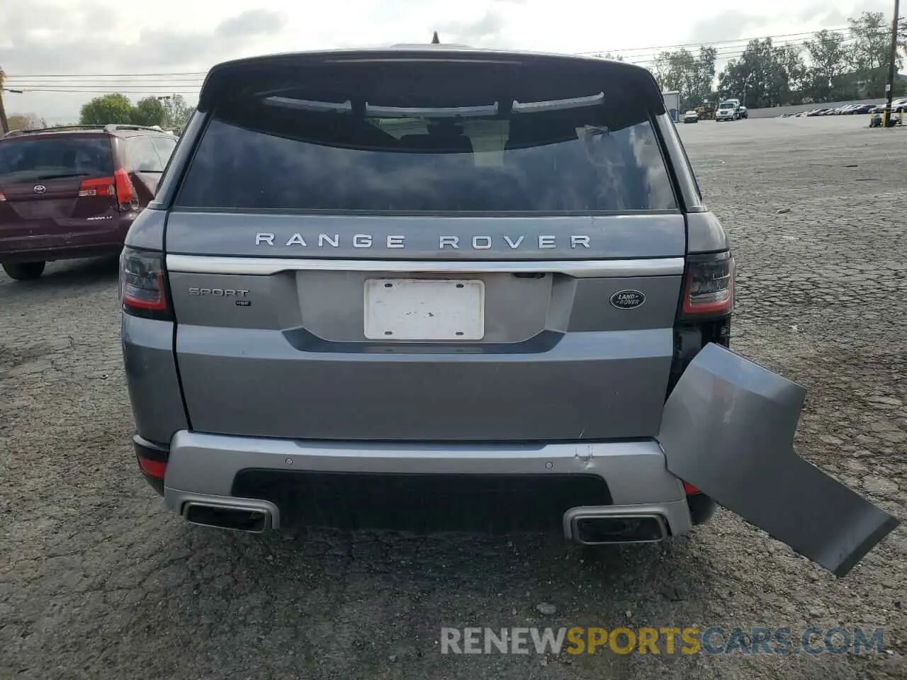 6 fotografías del automóvil dañado SALWR2SU8LA701405 LAND ROVER RANGEROVER 2020